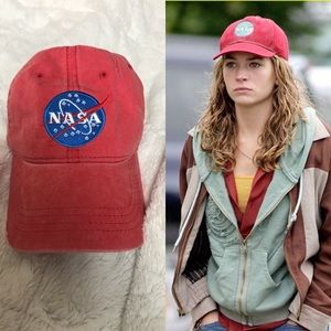 NASA insignia embroidered pigment dyed cap